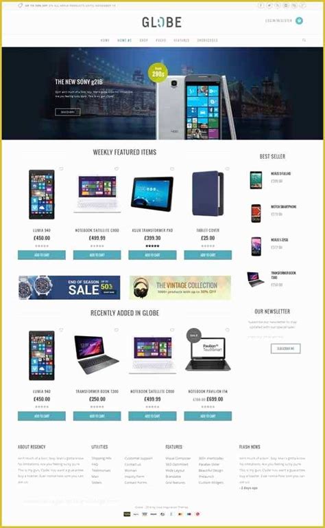 It comes with a clean and amazing design that agencio is a free and premium responsive business web template to take your next project to the extreme. Free Responsive Ecommerce Website Templates WordPress Of ...