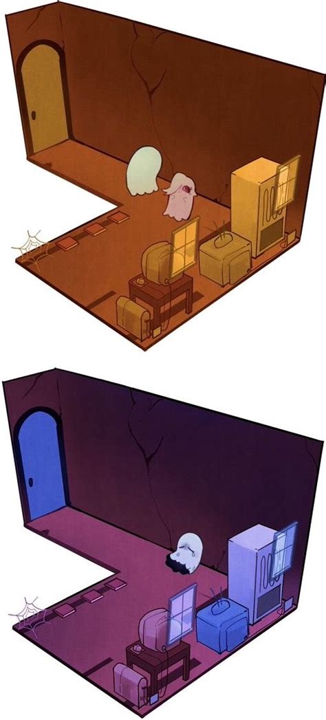 Napstablooks Home Throughout The Journey Of Mettaton And Frisk Part 1