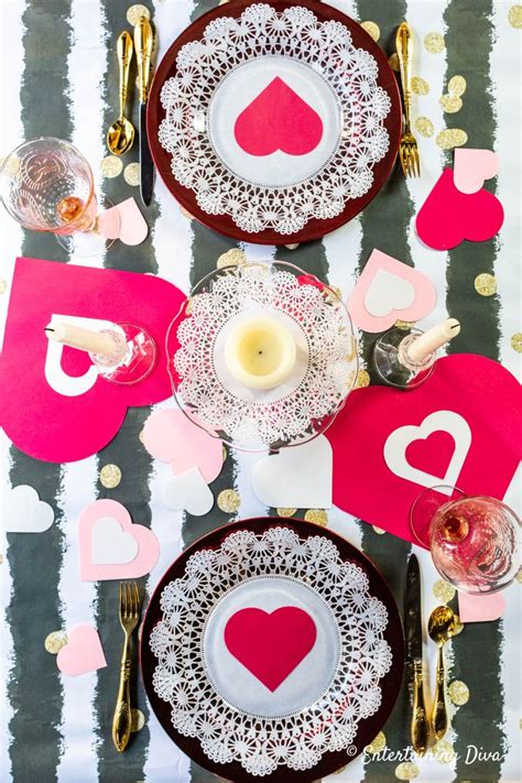 Easy Valentine Day Table Decoration Ideas