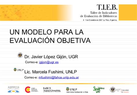 Pdf Un Modelo Para La Evaluación Objetiva Javier Lopez Gijon