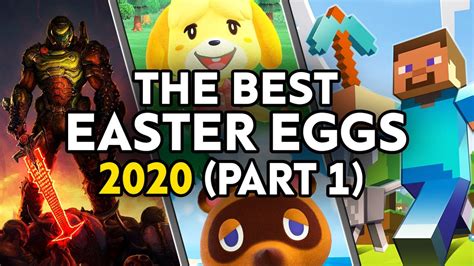 The Best Video Game Easter Eggs Of 2020 Part 1 Youtube