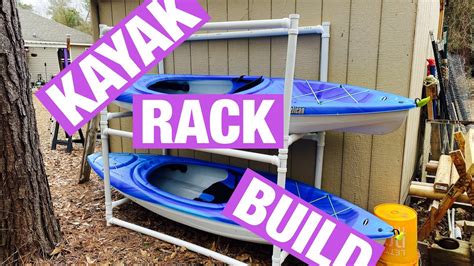 Kayak Rack Build Youtube
