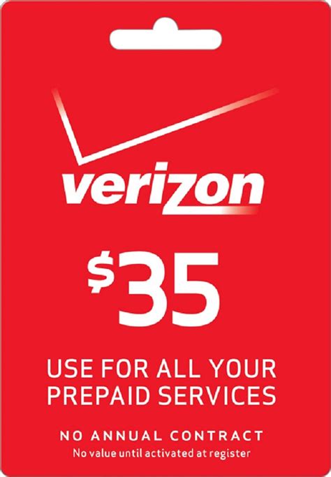 Best Buy Verizon Prepaid 35 Prepaid Top Up Card Verizon 35
