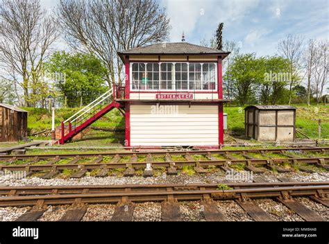 Old Railway Signal Box Swanwick Junction Derbyshire Uk Stock Photo Alamy