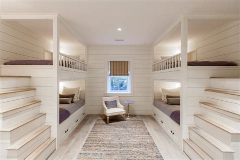 If you have twins or there are four kids in the household, this design might work for you. Built In Double Bunk Beds — Ideas Roni Young from "The ...