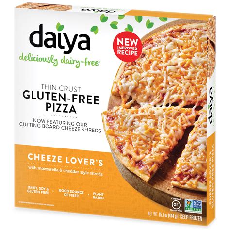 Daiya Dairy Free Gluten Free Cheese Lovers Vegan Pizza 157 Oz