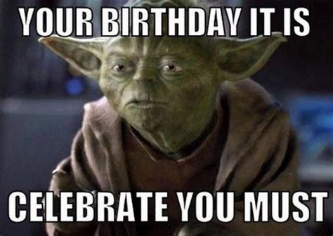 Happy Birthday Yoda Star Wars Meme Funny Images