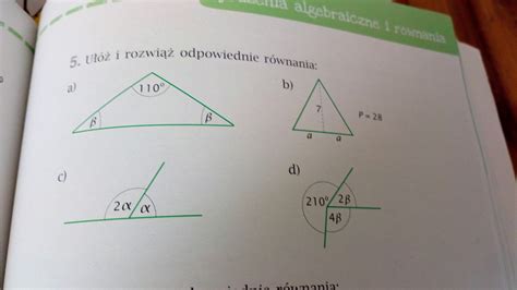 Oblicz X Ułóż I Rozwiąż Odpowiednie Równania Pole 20 - Ułóż i rozwiąż odpowiednie równania zadanie w załączniku 5 - Brainly.pl