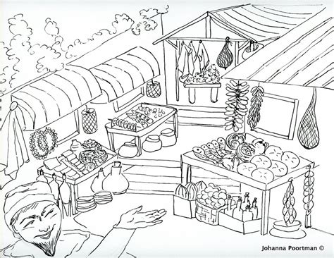 Turning a sketch into a vector is one of my favorite techniques for bringing a drawing to life. Market Drawing at GetDrawings | Free download