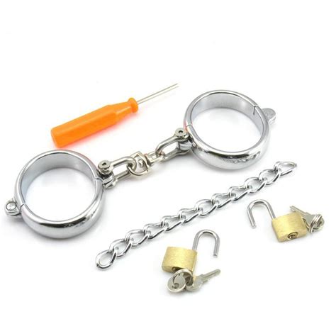 new u style alloy handcuffs for women bdsm bondage metal handcuffs sex toys for couples adult