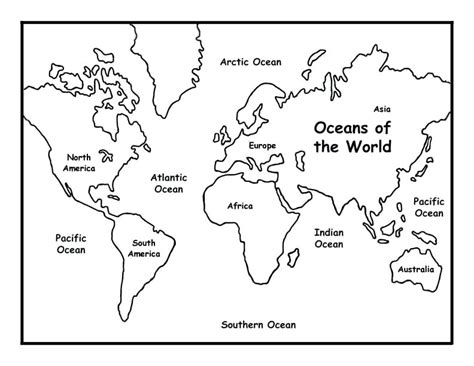 Continents Coloring Page At Getdrawings Free Download