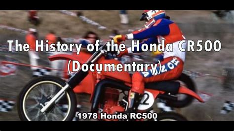 The cr250m elsinore began selling in 1973. The History of the Honda CR500 (Documentary) - YouTube