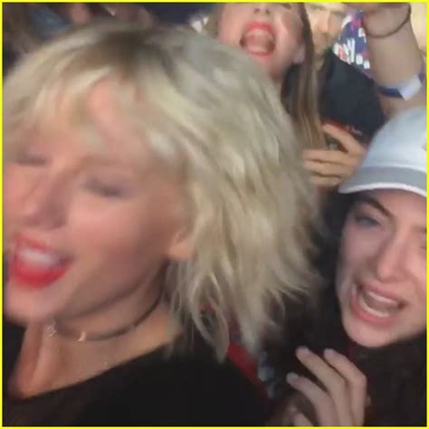 Taylor Swift Dances Around At Calvin Harris Coachella