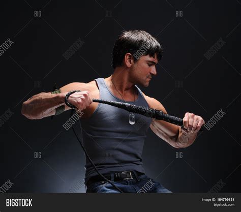 Sexy Cowboy Holding Image And Photo Free Trial Bigstock
