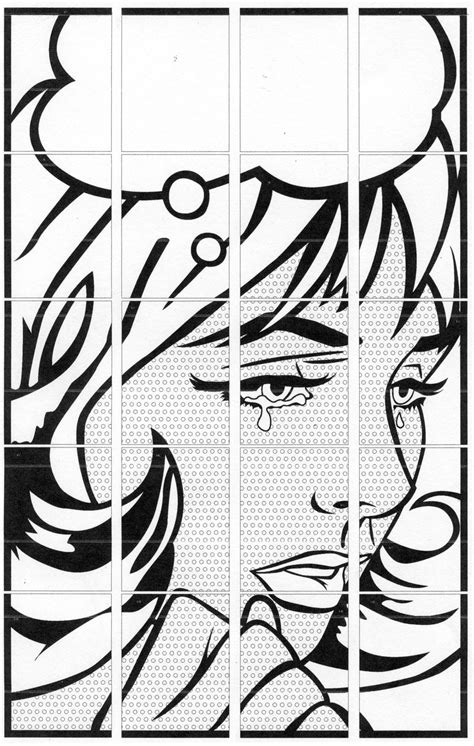 Roy Lichtenstein Coloring Pages At Getdrawings Free Download