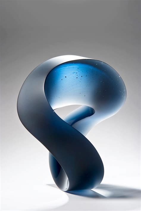 Kinetic Cast Glass Sculptures By Heike Brachlow
