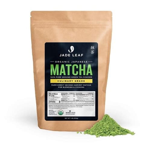 Jade Leaf Organic Matcha Green Tea Powder Authentic Japanese Origin