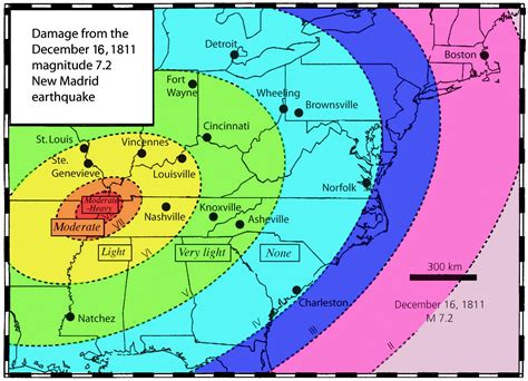 The New Madrid Fault Zone Is Located In Southern Us It Stretches Over