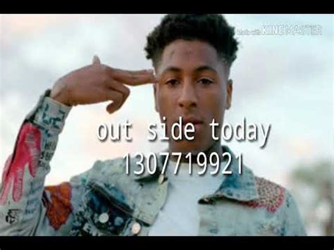 Nba youngboy roblox music code outside today - YouTube