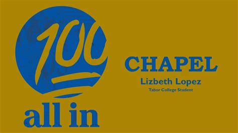 Tabor College Chapel 2023329 Lizbeth Lopez Youtube