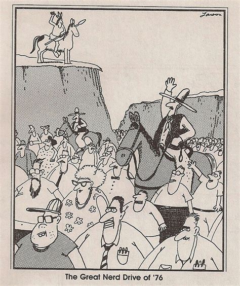 The Great Nerd Drive Of 76 The Far Side By Gary Larson Far Side