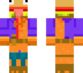 Completing it will give you additional xp to help go towards your many season 8 rewards. Burger Skin | Minecraft Skins