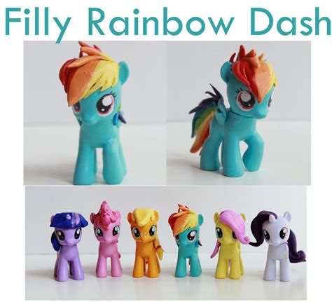 Filly Rainbow Dash Mlp Custom By Alltheapples On Deviantart