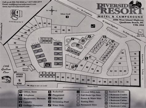 Riverside Rv Resort Map