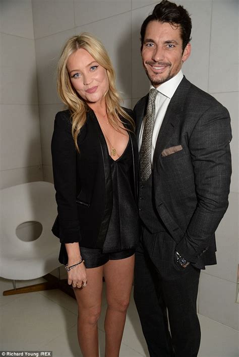 Laura Whitmore Cosies Up With Ex David Gandy As She Hosts Rodial