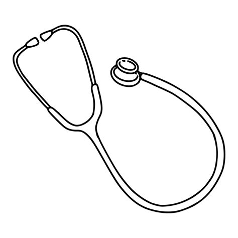 Stethoscope Sketch Vector Art Icons And Graphics For Free Download
