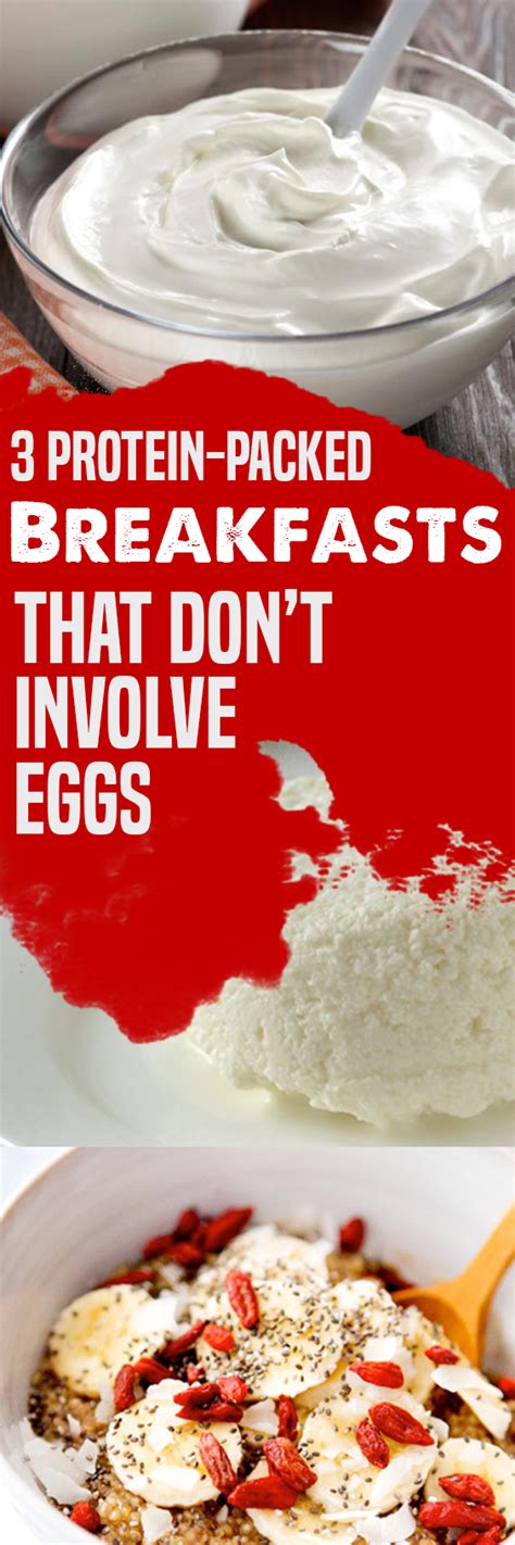 3 Protein Packed Breakfasts That Dont Involve Eggs