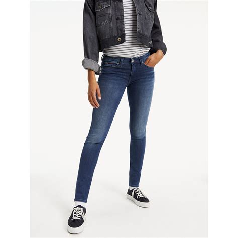 Tommy Jeans Low Rise Skinny Sophie Jeans Blue Denim