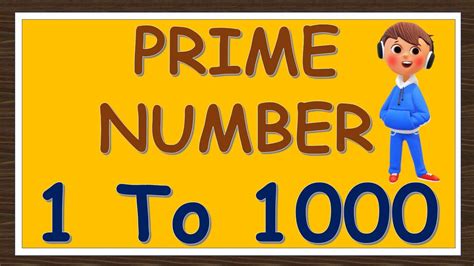 Prime Numbers 1 To 1000 Prime Numerals 1 To 1000 1 To 1000 Prime