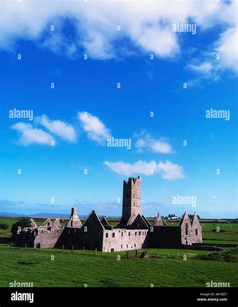 Moyne Abbey County Mayo Ireland Stock Photo Alamy