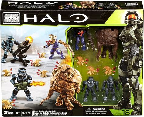 Amazon Com Mega Bloks Halo Flood Hunters Battle Unit Toys Games