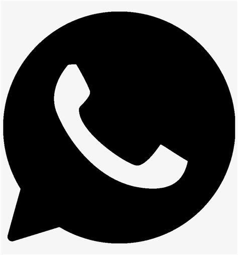 Whatsapp Logo Png Black