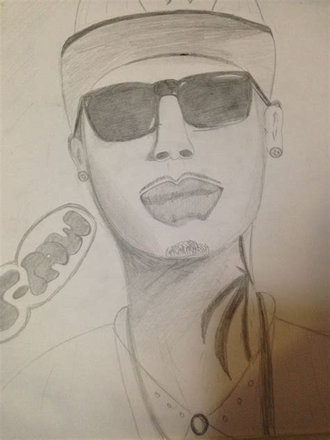 Tyga Drawing By Thelent Dragoart