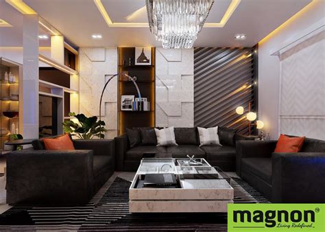 Modern Living Room Design Ideas Magnon India Best Interior Designer
