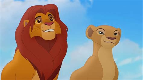 the king and queen simba and nala on the lion guard adult old simba and nala pinterest