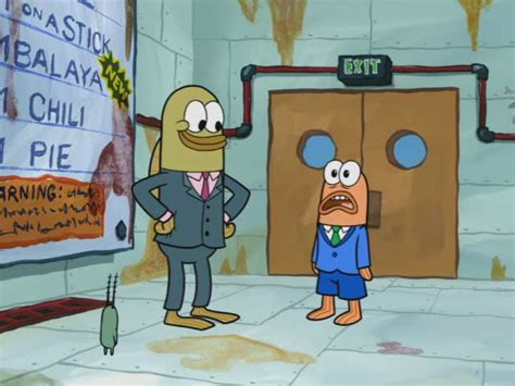 Inside the bucket are a number of coiled fishing lines with typical barbed hooks on the end; SpongeBuddy Mania - SpongeBob Episode - The Inside Job