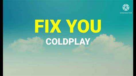 Fix You Coldplay Youtube