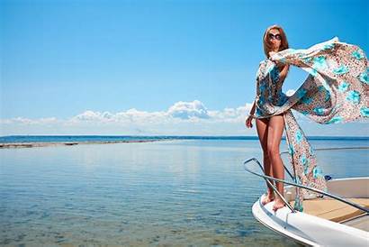 Yacht Sea Sky Wallpapers Irina Shayk Legs