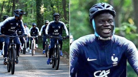 N'golo kante is chelsea's highest paid player. These Pictures Of N'Golo Kante Riding A Mountain Bike Are ...