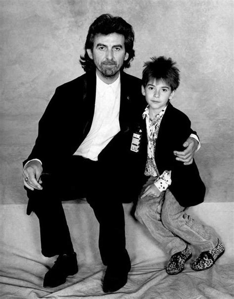 With His Son Dhani X George Harrison Beatles George Terry O Neill
