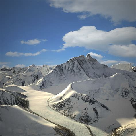 Mount Everest 3d Model