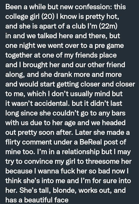 Pervconfession On Twitter He Wants To Have A Threesome With His Girlfriend And A Friend
