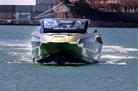 The First Tecnomar For Lamborghini 63 Yacht In Miami Can Reach The