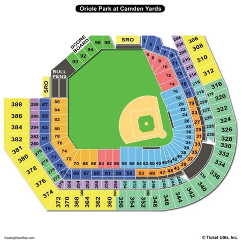 Oriole Park At Camden Yards Seating Chart Seating Charts And Tickets