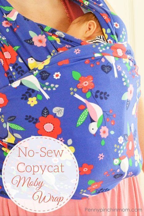 How To Make Your Own No Sew Moby Wrap Baby Sewing Baby