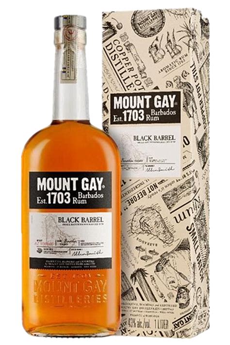 mount gay black barrel rum 1l mt gay whiskeyonline